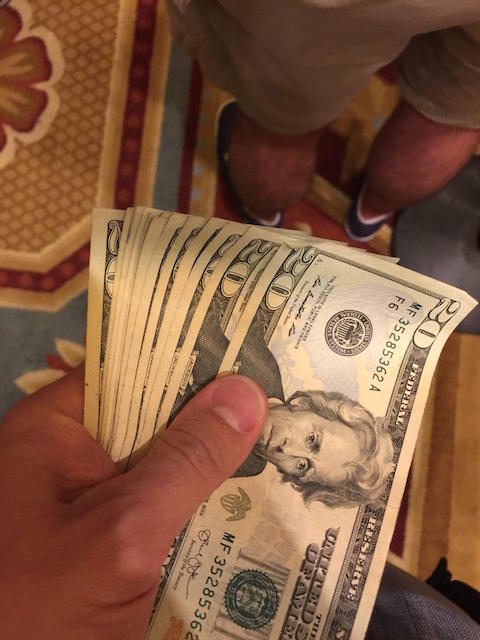 Money at the ready