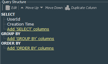 Active List Query Fields