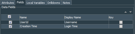Active Logins Query Viewer Fields