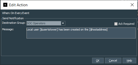 Local User Added to the Group Rule 1 Notification