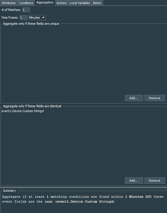 Windows Events - 1 day stale WEF host detected Rule Aggregation
