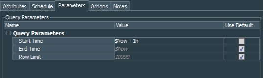 WEF Log Sources Count Trend Parameters