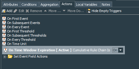 RDP Connection Rule Action
